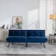 Convertible Folding Modern Sofa Bed - Navy Blue