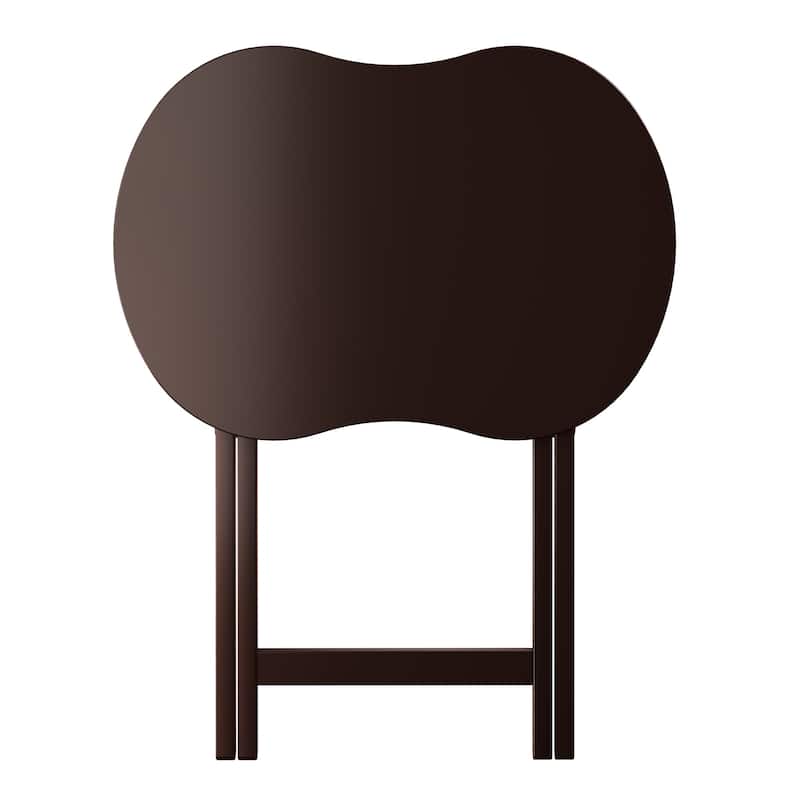 Skippy 5-Pc Snack Table Set, Peanut Top, Espresso - 23 x 16.14 x 25.83 inches