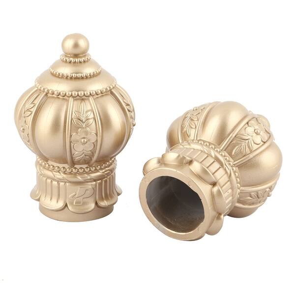 Shop Home Accessory Plastic Curtain Window Rod Ending Cap Finials