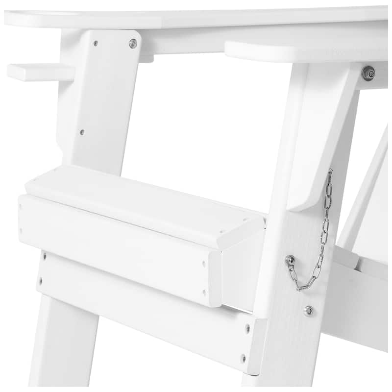 Polytrends Alvaro Outdoor Adirondack Chair with Cup Holder