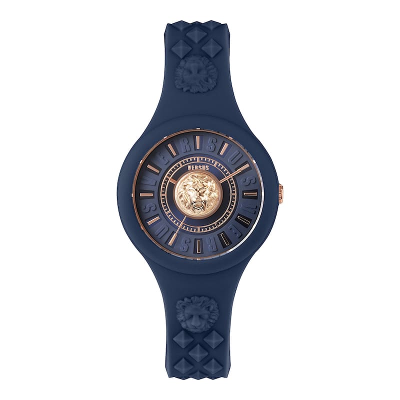 Versus Versace Fire Island Silicone Watch - Blue