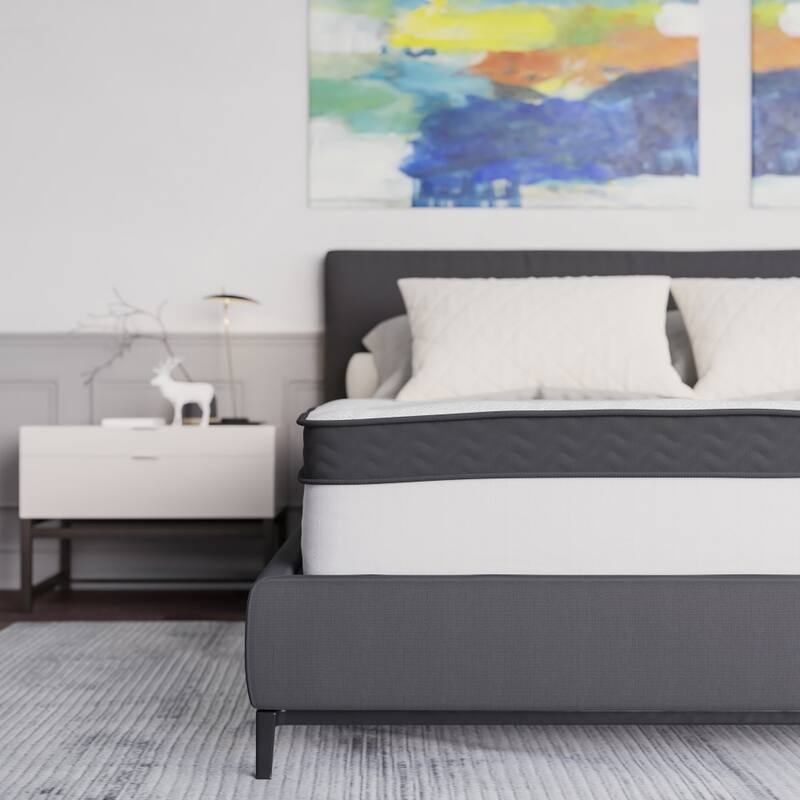 12" Hybrid Pocket Spring Mattress, Mattress in a Box - Premium Mattress