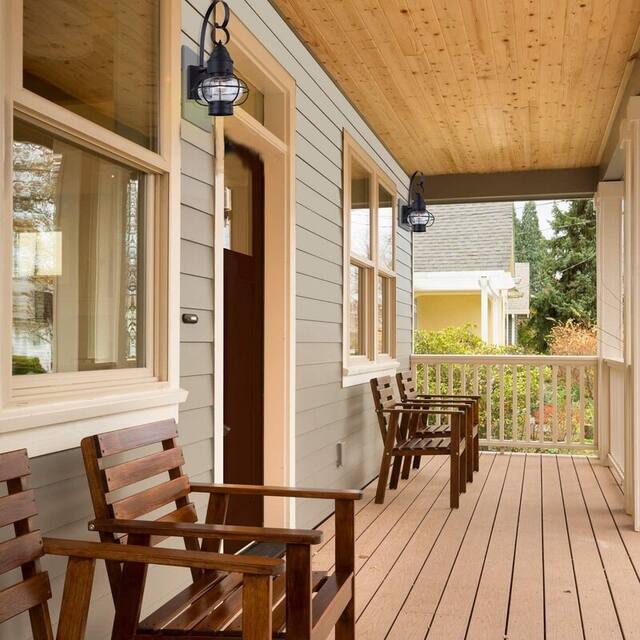 2 Pack 1- Light Outdoor Wall Lantern Light Set - 9"x10.72"x17.51"