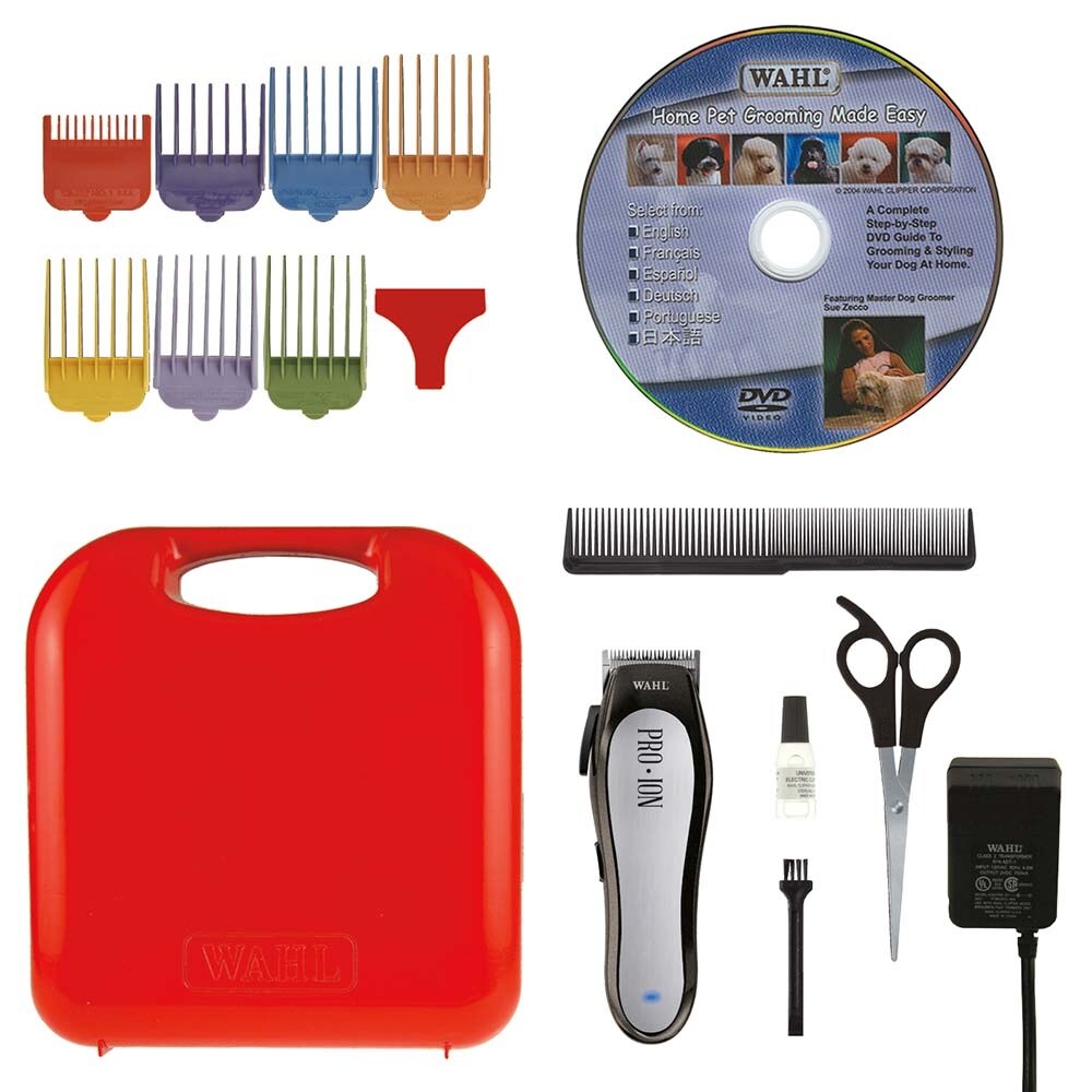 Shop Wahl 9705 Silver Black Wahl Pro Ion Rechargeable Lithium Ion Animal Clipper Silver Black 7 25 X 2 X 1 25 Free Shipping Today Overstock 29507157