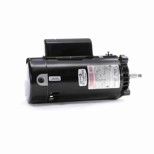 0.5 HP Two Speed C Face Shaft Pool Pump Motor, 1.30 SF - Bed Bath ...