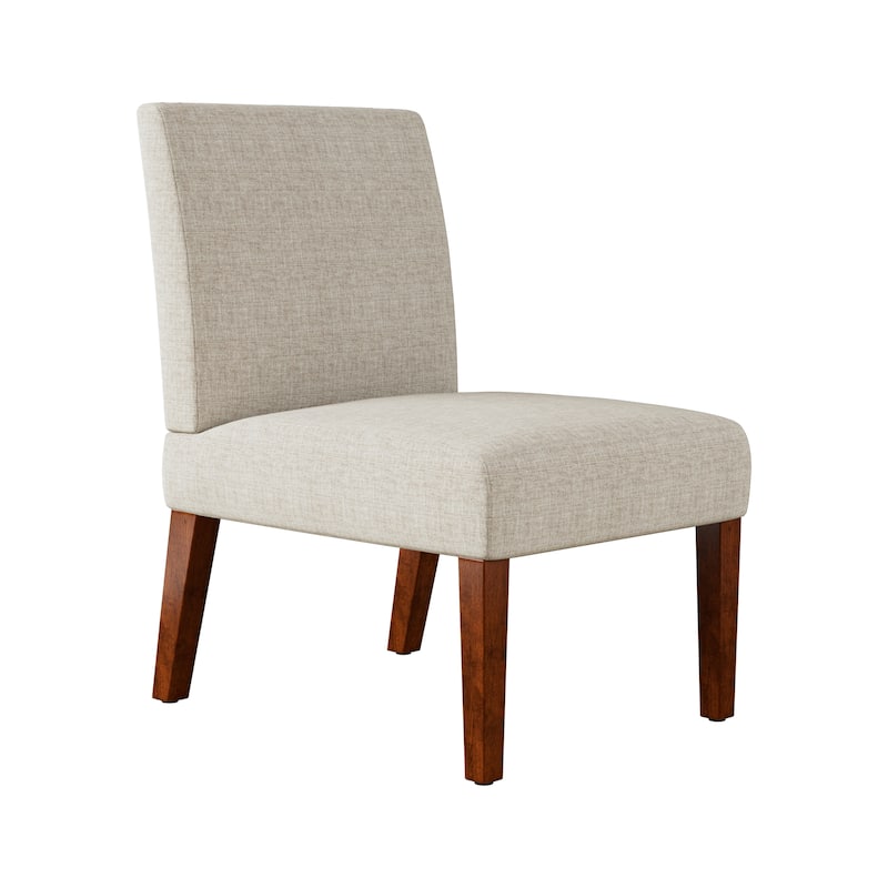 Modern 18.7" Side Chairs with Durable Hardwood Frame and Round Wood Table (Set of 2)
