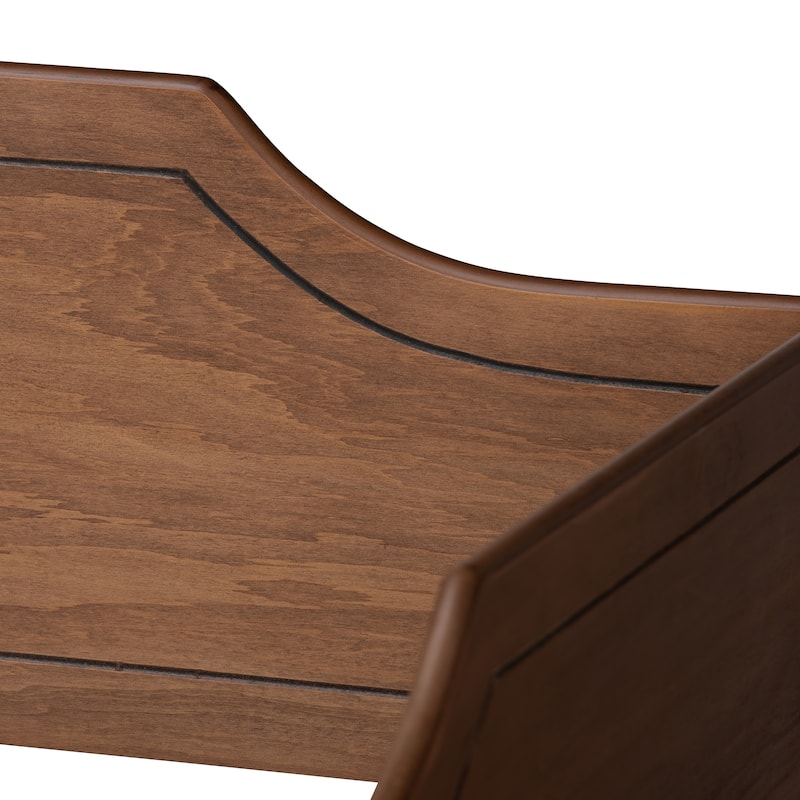 Alya Classic Traditional Farmhouse Full Daybed with Roll-Out Trundle Bed
