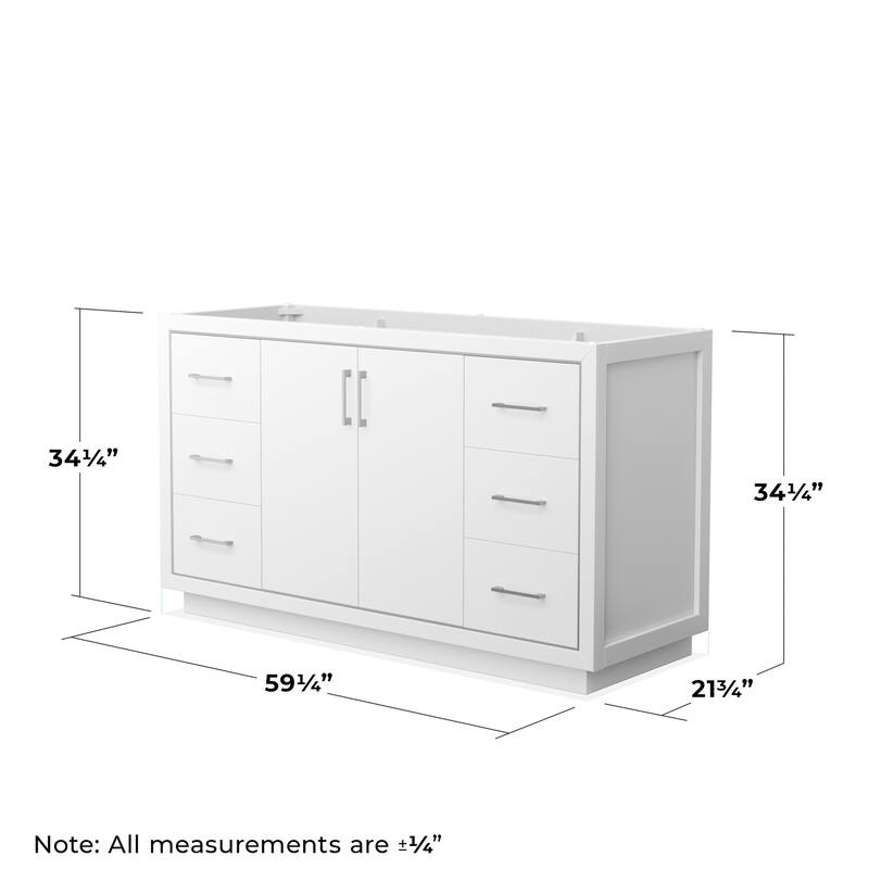 Wyndham Collection WCF1111-60S-CX-M58 Icon 60" Single Free Standing