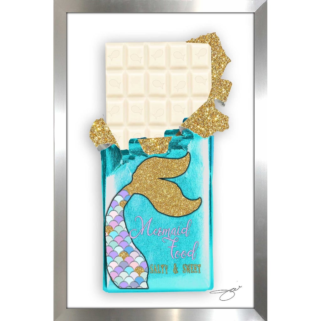 "Mermaid Chocolate Salty & Sweet 1" by Jodi Print on Acrylic