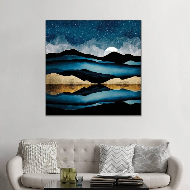 iCanvas "Midnight Mountain" by SpaceFrog Designs Canvas Print