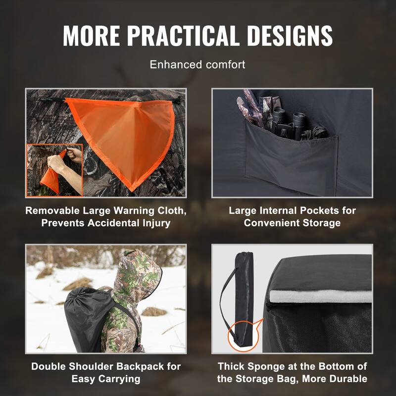 Hunting Blind Portable Resilient Hunting Tent for Turkey and Deer Hunting