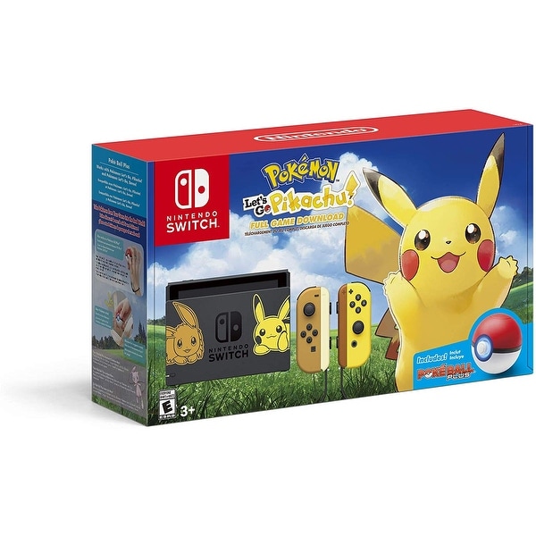 Shop Nintendo Switch Pikachu & Eevee Edition with Pokemon ...