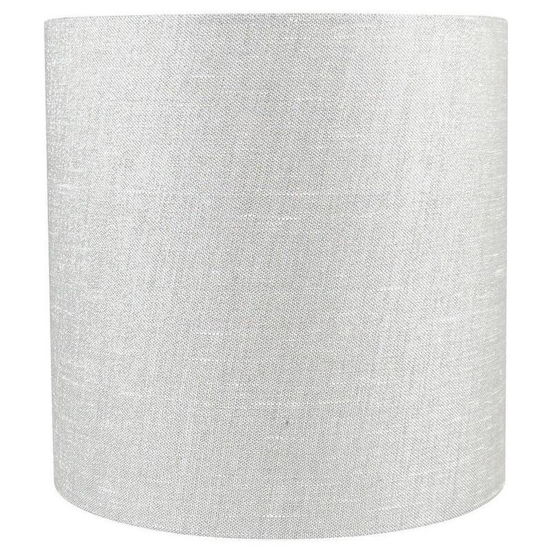 Classic Drum Metallic Fabric Lamp Shade, 8" to 16" Bottom Size