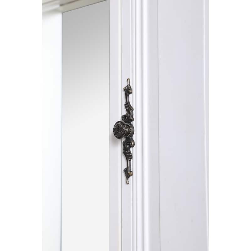 Roman 42" Antique White Medicine Cabinet