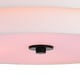 preview thumbnail 11 of 10, Burnaby White Linen Semi-flush Drum Ceiling Light