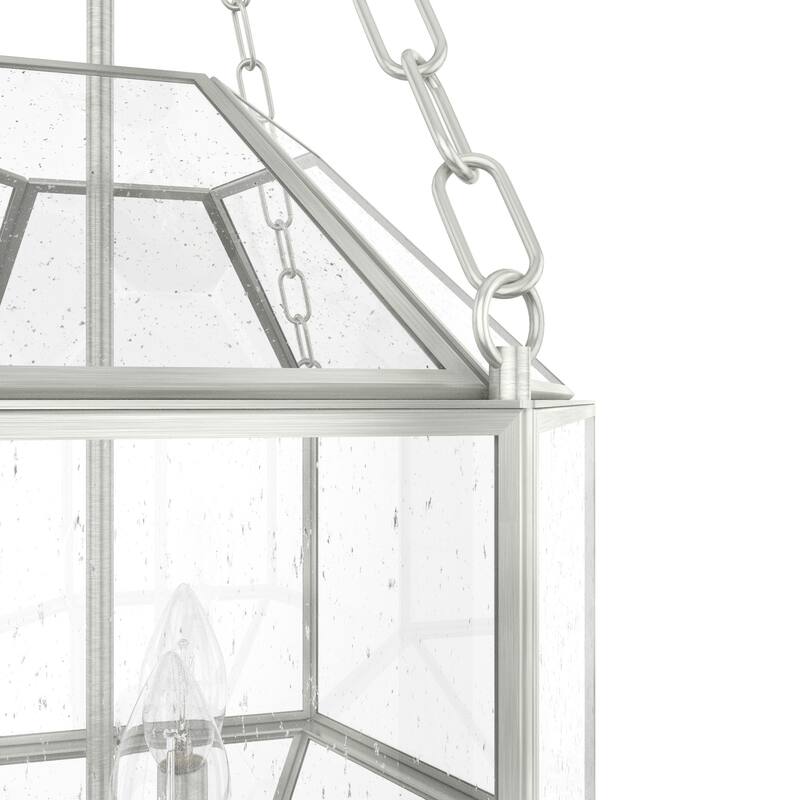 Hunter Indria Rustic Iron 3 Light Pendant - Entry, Island, Dining Room - Industrial, Contemporary, Transitional, Geometric