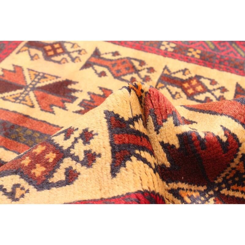 ECARPETGALLERY Hand-knotted Teimani Beige Wool Rug - 2'8 x 4'6