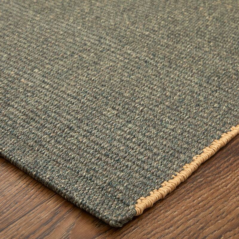 Grand Bazaar Izmir Hand Woven Solid Modern Area Rug