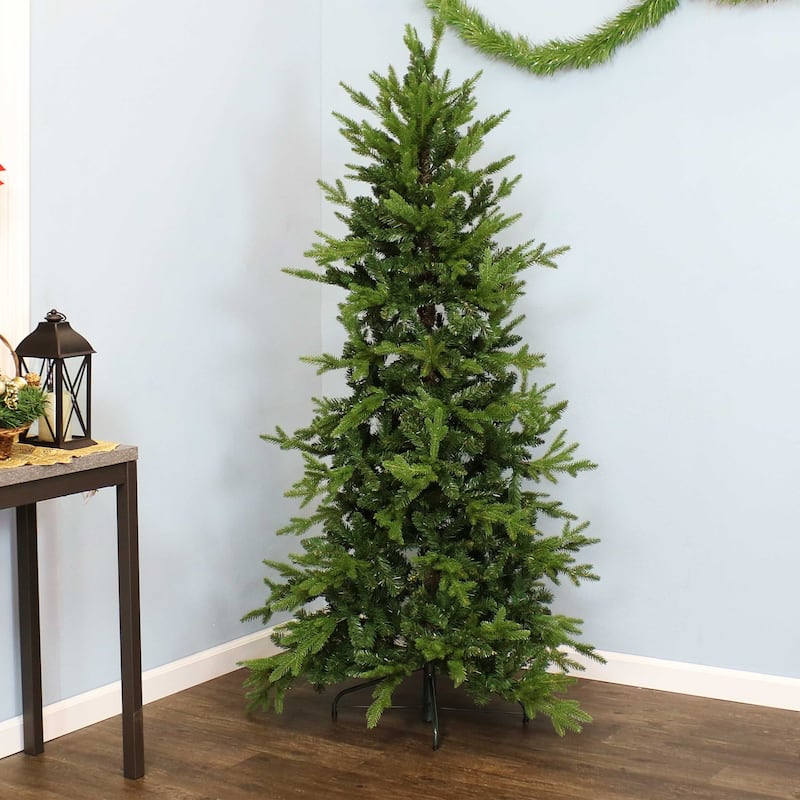 Sunnydaze Slim and Stately Artificial Christmas Tree