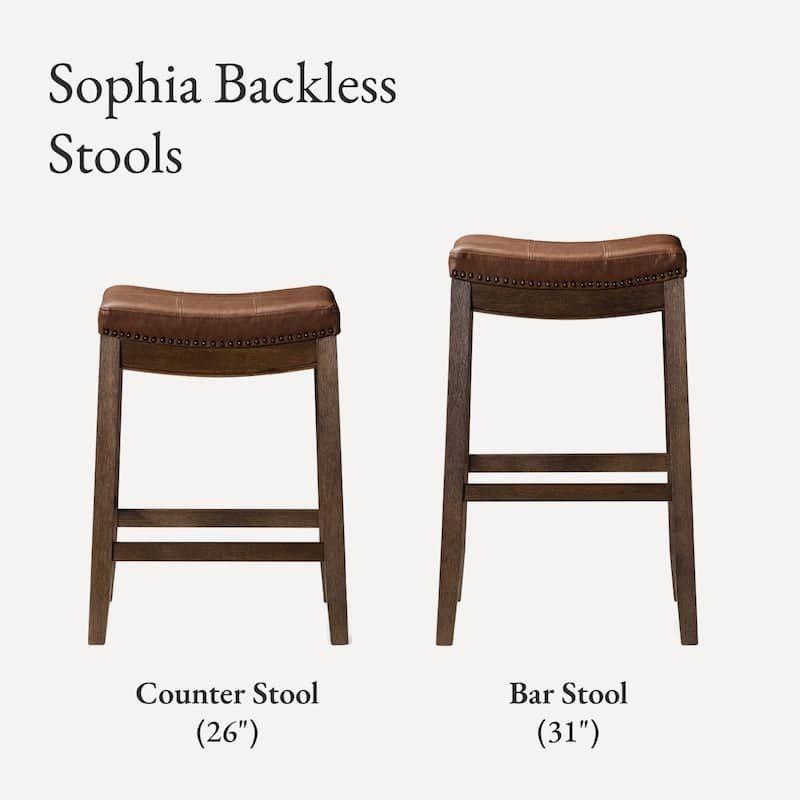Maven Lane 31" Sophia Backless Bar Height Kitchen Stool