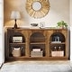 preview thumbnail 15 of 43, 63-Inch Farmhouse Console Table with 3 Tier Storage