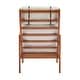 preview thumbnail 19 of 30, Christopher Knight Home - Jennie Tall-Back Wood Armchair with Ergonomic Comfort for Any Room