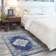 preview thumbnail 44 of 135, Nourison Grafix Distressed Vintage Medallion Area Rug 3' x 5' - Navy Blue