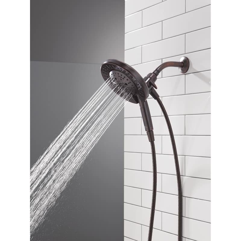 Delta 58651-25 In2ition 2.5 GPM Multi Function 2-in-1 Shower Head and - Lumicoat Champagne Bronze