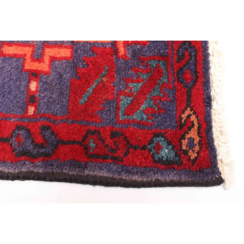 ECARPETGALLERY Hand-knotted Konya Anatolian Red Wool Rug - 3'11 x 6'8