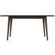 preview thumbnail 8 of 8, GDFStudio - Mary Modern 47" Rectangular Solid Wood Dining Table with Beveled Edges