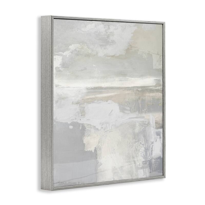 Stupell Cascading Soft Neutrals Framed Giclee Art Design By Rachel Springer