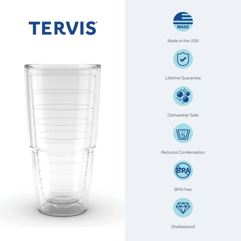Tervis Ocean Life Dive Made in USA Double Walled Insulated Tumbler, Assorted - 24oz - 2pk - Unlidded