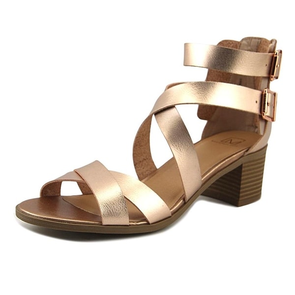 material girl danee block heel city sandals