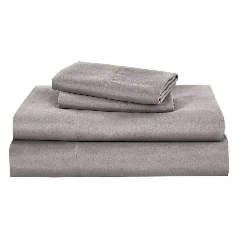 9 Piece Bed-in-a-Bag Yellow Grey Geometric Modern Solid Soft Bedding Comforter Set