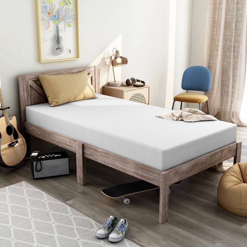 Comfiture Modern 6-inch Hypoallergenic Gel Memory Foam Mattress by DreamMax - Twin