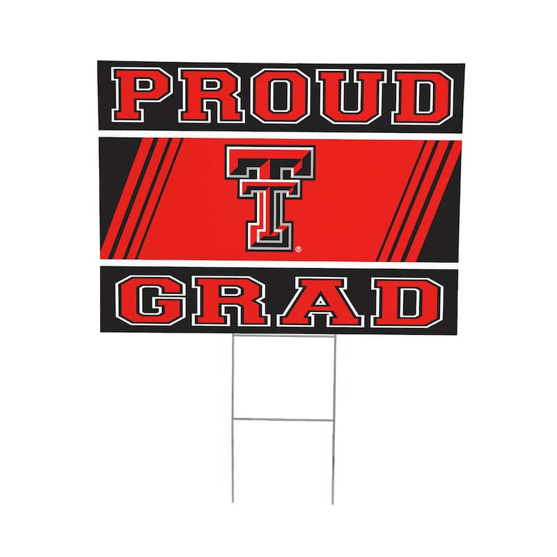 Texas Tech University 24" x 18" Graduation Coroplast Outdoor Yard Sign