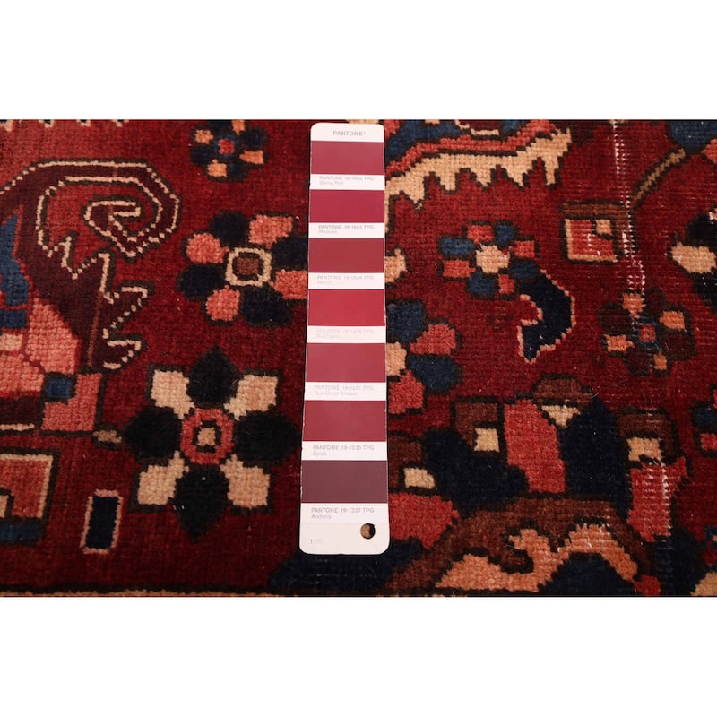 ECARPETGALLERY Hand-knotted Kayseri Vintage Red Wool Rug - 6'9 x 9'11