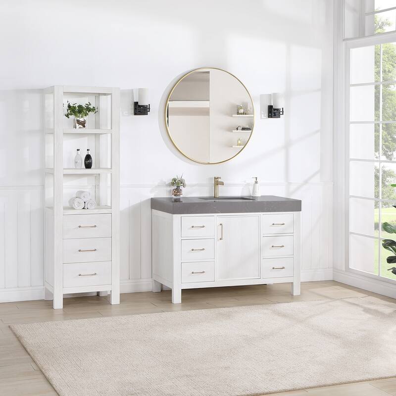 Miseno MV-703848 León 48" Free Standing Single Basin Vanity Set with