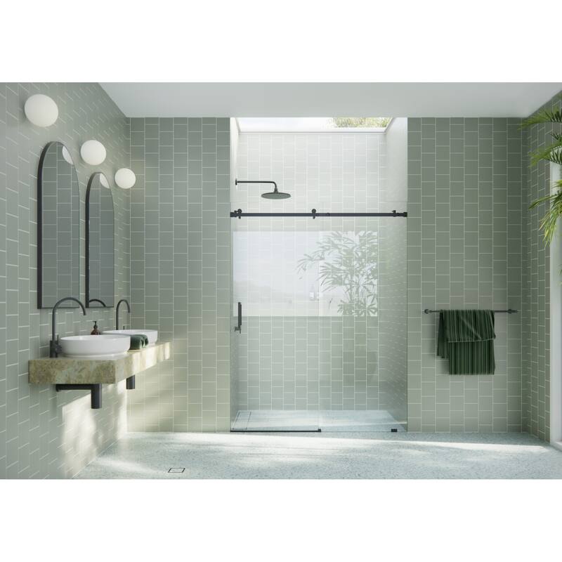 Glass Warehouse SQSLD-56 Astro 78" High x 56" Wide Sliding Frameless