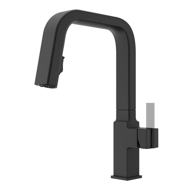 Pfister GT529-VRV Verve 1.8 GPM Single Hole Pull Down Kitchen Faucet - Spot Defense Matte Black