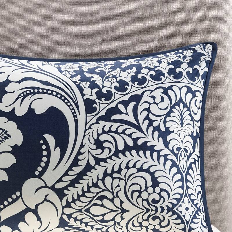 GDF Studio - Vienna 6-Piece Printed Duvet Cover Set with Decorative Pillows