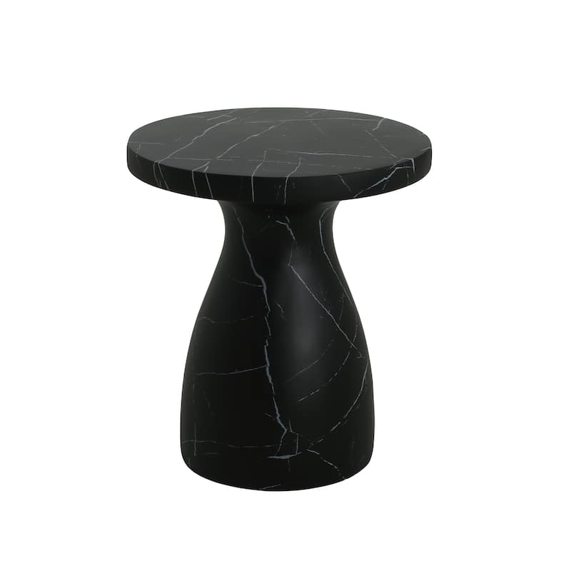 Christopher Knight Home - Emilia Outdoor Travertine MGO Side Table