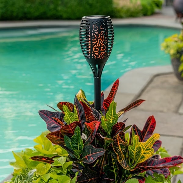 Tiki torch led lights on sale