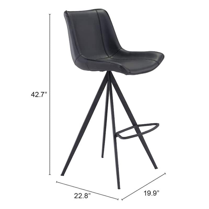 Barstool (Set of 2) - 19.9" W x 22.8" D x 42.7" H