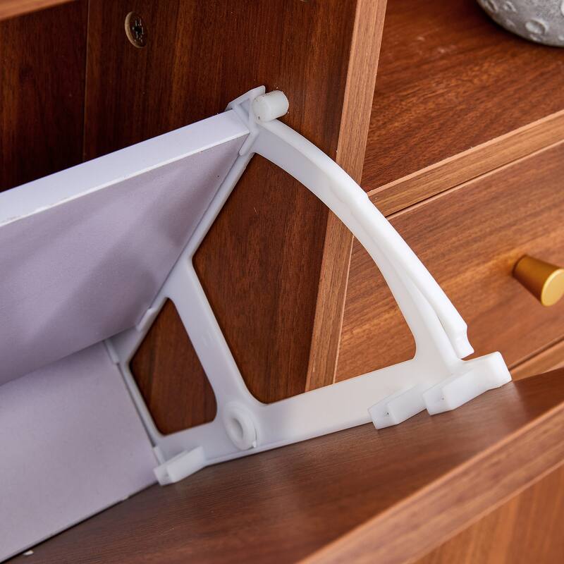 Rattan Shoe Storage Cabinet