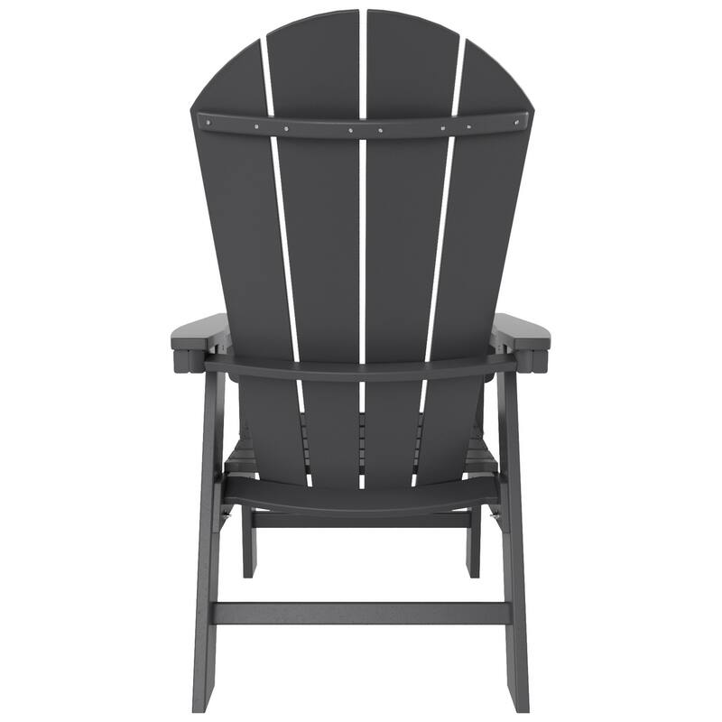 Polytrends Laguna Casual Upright Adirondack Chair (Set of 2)