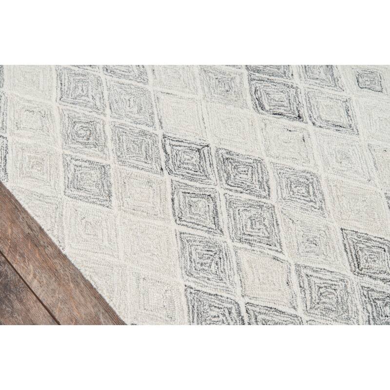 Momeni Cortland Hand Tufted Wool Contemporary Geometric Area Rug