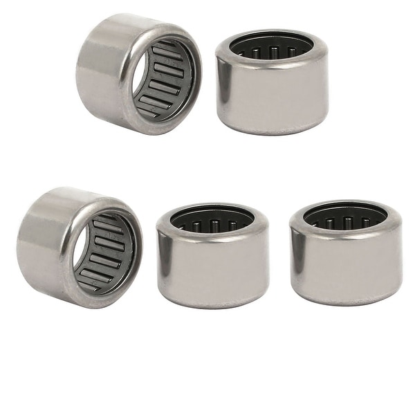 HK121712 12mmx17mmx12mm Full Complement Drawn Cup Needle Roller Bearing 5pcs