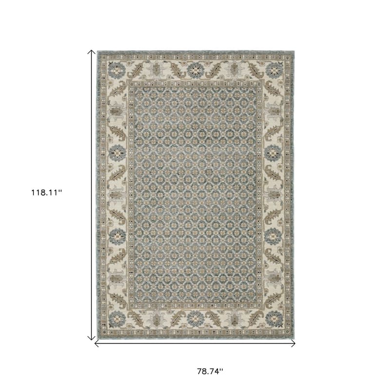 HomeRootsOriental Traditional Rectangle Area Rug