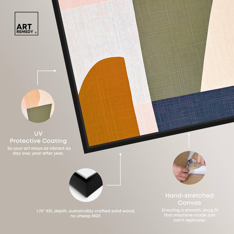 Planar Patchwork I Canvas by Art Remedy